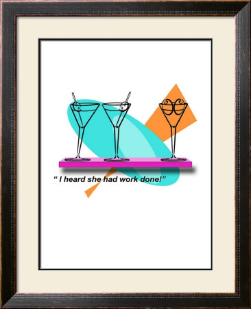 Two Martini Chat by Bradly Bowden Pricing Limited Edition Print image