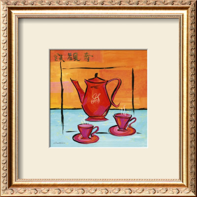 Asian Tea Set I by Jennifer Sosik Pricing Limited Edition Print image