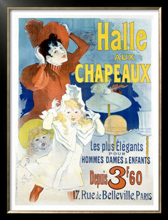 Halle Aux Chapeaux, Depuis 3F60 by Jules Cheret Pricing Limited Edition Print image