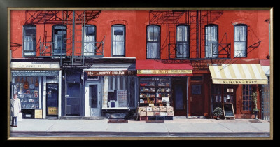 Four Shops On 11Th Avenue, New York, C.2003 by Anthony Butera Pricing Limited Edition Print image
