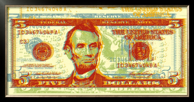 Five Dollar Bill by Dustin Chambers Pricing Limited Edition Print image