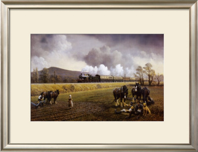 Great Western Near South Brent 1913 by Gerald Broom Pricing Limited Edition Print image