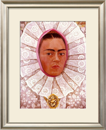 Autorretrato Con Medallon by Frida Kahlo Pricing Limited Edition Print image