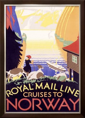 Royal Mail Ocean Line, Norway by Herrick Pricing Limited Edition Print image