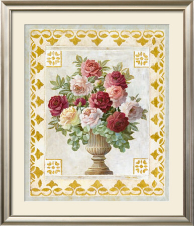 Floral Tapestry With Roses by Tan Chun Pricing Limited Edition Print image