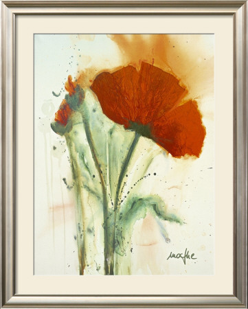 Bunch Of Poppies Ii by Marthe Pricing Limited Edition Print image