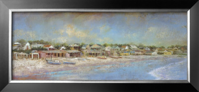 Fishing Village by Michael Longo Pricing Limited Edition Print image