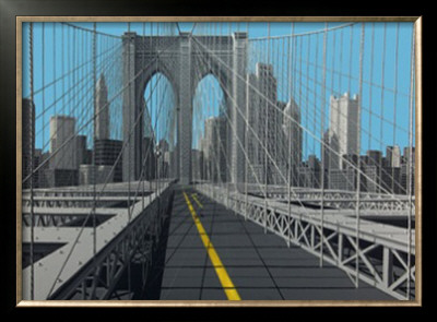 Brooklyn Bridge by Eric Peyret Pricing Limited Edition Print image