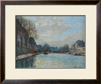 Canal Saint-Martin by Alfred Sisley Pricing Limited Edition Print image