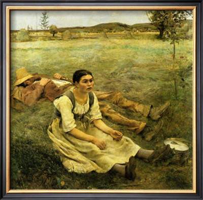 Lepage, Les Foins, C.1885 by Jules Bastien Pricing Limited Edition Print image