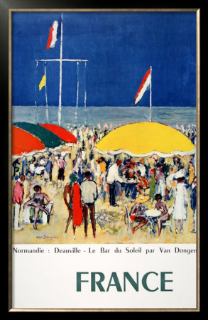 Normandie-Deauville, Le Bar Du Soleil by Kees Van Dongen Pricing Limited Edition Print image