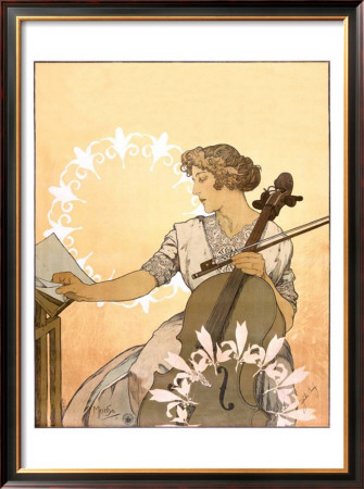 Zdenka Cerny by Alphonse Mucha Pricing Limited Edition Print image