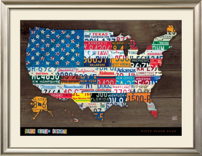 Fifty State Flag by Aaron Foster Pricing Limited Edition Print image