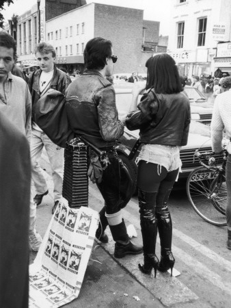 Trendy Shoppers - Camden, 1989 by Shirley Baker Pricing Limited Edition Print image