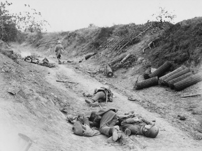 German Sunken Road Wwi by Robert Hunt Pricing Limited Edition Print image