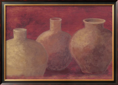 Three Clay Pots by Lucciano Simone Pricing Limited Edition Print image