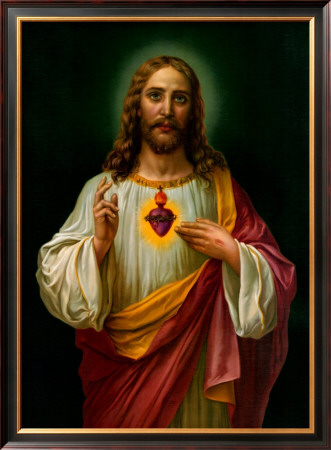 Sacred Heart Of Jesus by Zabateri Pricing Limited Edition Print image