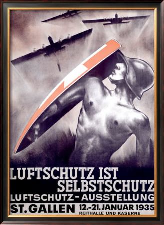 Luftschutz Ist Selbstschutz by Otto Baumberger Pricing Limited Edition Print image