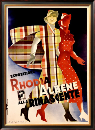 La Rinascente, Esposizione Rhodia Albene by Marcello Dudovich Pricing Limited Edition Print image