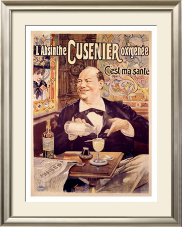 Absinthe Cusenier by Francisco Tamagno Pricing Limited Edition Print image