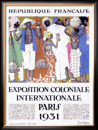 Exposition Coloniale, Paris 1931 by Jacques De La Neziere Pricing Limited Edition Print image