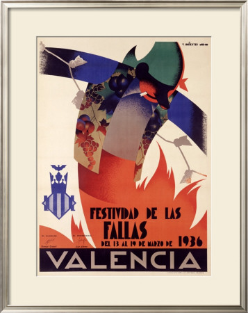 Festividad De Fallas Valencia by Arturo Ballester Pricing Limited Edition Print image