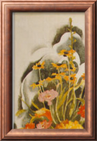 Zinnias And Daisies by Charles Demuth Pricing Limited Edition Print image