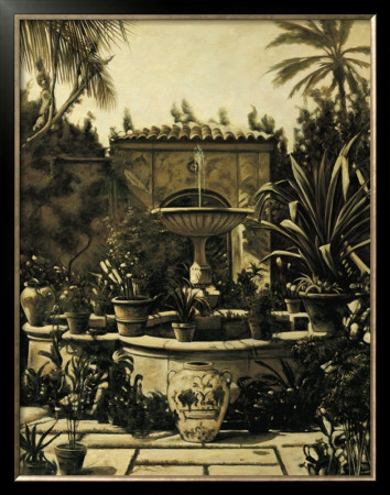 Courtyard Fountain by David Parks Pricing Limited Edition Print image