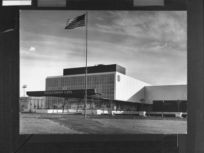 Overall Exterior View Of Cbs Television City Complex, Consisting Of Offices And Station Studios by J. R. Eyerman Pricing Limited Edition Print image