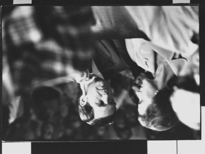 Jeb Stuart Magruder And Wife Looking At Each Other Before His Testimony At Watergate Hearings by Gjon Mili Pricing Limited Edition Print image