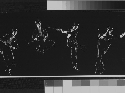 Multiple Image Composite Of Dancer Ray Bolger In Four Dance Positions, by Gjon Mili Pricing Limited Edition Print image