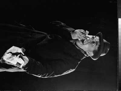 Comedian Jimmy Savo Mugging In Muggers All by Gjon Mili Pricing Limited Edition Print image
