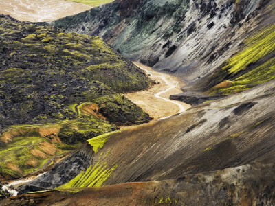A Canyon By Landmannalaugar, Iceland by Gunnar Svanberg Skulasson Pricing Limited Edition Print image