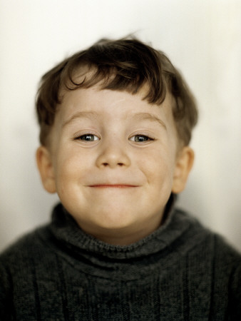 Portrait Of A Smiling Little Boy by Jann Lipka Pricing Limited Edition Print image