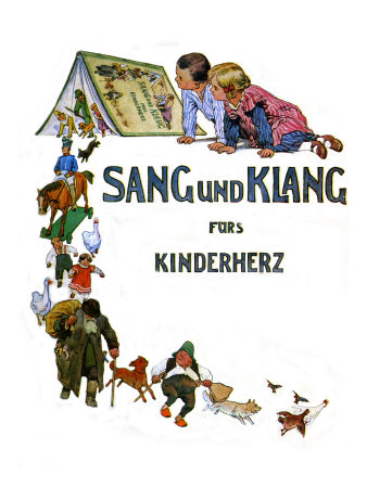 Sang Und Klang Furs Kinderherz, Book Of Scores For Nursery Rhymes By Engelbert Humperdinck by Edna Cooke Pricing Limited Edition Print image