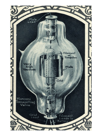 Thermionic Valve, 1920, Sir Ambrose Fleming's Invention Of 1904 by Hugh Thomson Pricing Limited Edition Print image