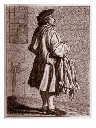 Daily Life In French History: A Rabbit Skin / Hide Seller In 18Th Century Paris by Gustave Dore Pricing Limited Edition Print image