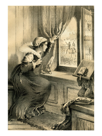 Lady Jane Grey Watching The Execution Of Her Husband, Lord Guilford Dudley by Gustave Dore Pricing Limited Edition Print image