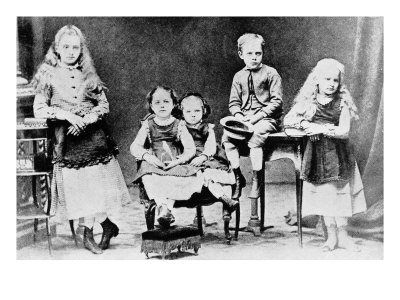 Marie Curie As A Child With Her Brother And Sisters by Cecil Alden Pricing Limited Edition Print image