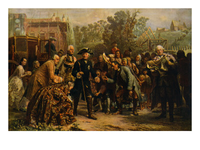 Frederick The Great On His Travels, After A Painting By Adolf Von Menzel, C. 1850 by Frederick Barnard Pricing Limited Edition Print image