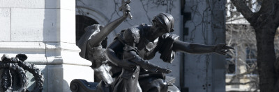 Gladstone Memorial Detail, Aldwych, London by Richard Bryant Pricing Limited Edition Print image