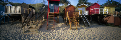 Beach Huts, Wells-Next-The Sea, Norfolk, England by Joe Cornish Pricing Limited Edition Print image