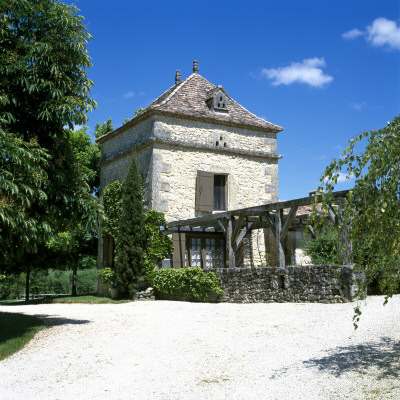 Le Tondu, Beaumont, France, Exterior, Pigeonier From Driveway by Mark Fiennes Pricing Limited Edition Print image