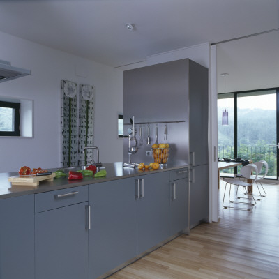 D2 Houses, Plentzia, Bilbao, 2001 - 2003, No, 63 Kitchen, Architect: Av62 by Eugeni Pons Pricing Limited Edition Print image