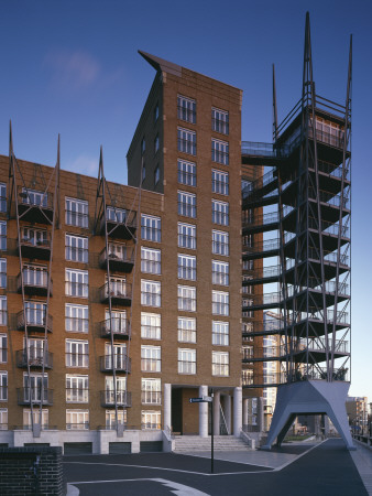 Dundee Wharf, Docklands, 1997, Exterior, Architect: Czwg by Benedict Luxmoore Pricing Limited Edition Print image