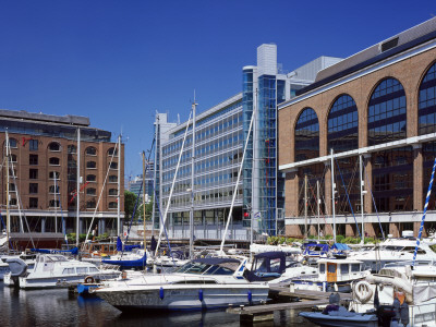 St, Katherine's Dock, London, Architect: Richard Rogers Partnership by Ben Luxmoore Pricing Limited Edition Print image