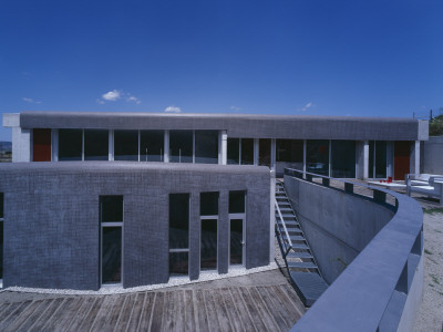 Casa Muntaner, Igualada, Exterior With Staircase And Balcony Area, Architect: Xavier Claramunt by Eugeni Pons Pricing Limited Edition Print image