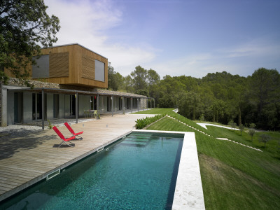 Vivienda Unifamiliar, Girona, Swimming Pool, Architect: Josep Boncompte And Guillermo Font by Eugeni Pons Pricing Limited Edition Print image