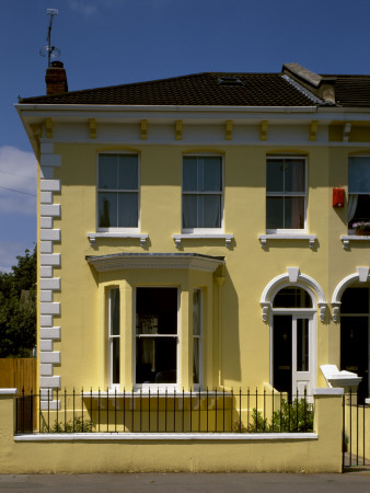 Semi-Detched Victorian House, Cheltenham, 19Th Century Housing by David Mark Soulsby Pricing Limited Edition Print image