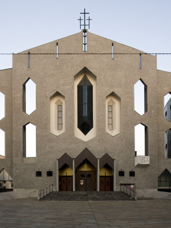 San Francesco Al Fopponino Church, Via Paolo Giovio 31, Milan, (1961-1964) Architect: Gio Ponti by G Jackson Pricing Limited Edition Print image